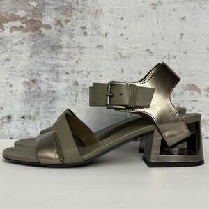 VIC MATIÉ Sandals - Metallic Olive